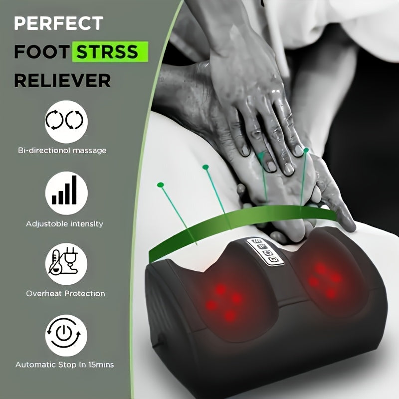 Foot Massager With Heat Function Suitable For Legs Feet And Arms Providing Deep Kneading And Compression