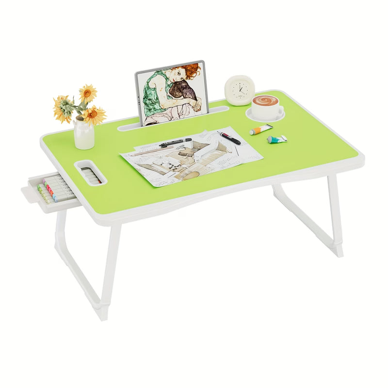Extra Large Folding Laptop Desk with USB Charging Port