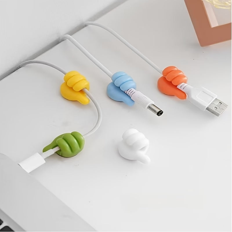 Self-Adhesive Thumb Hooks 20 Pcs Creative and Multifunctional Wall Hooks