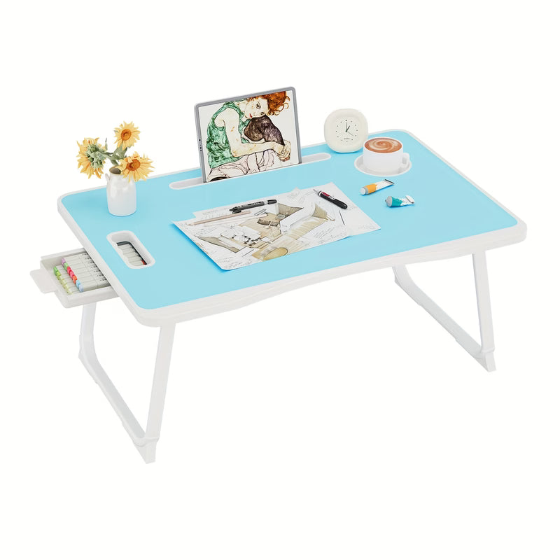 Extra Large Folding Laptop Desk with USB Charging Port
