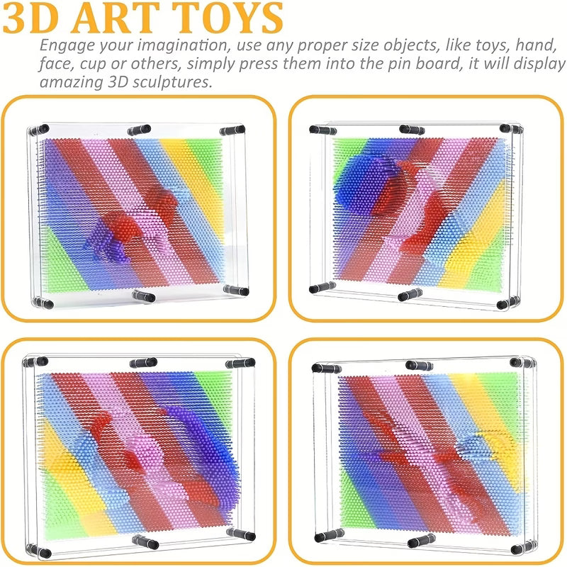 Colorful 3D Transforming Needle Painting Mold for Multi Purpose