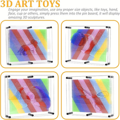 Colorful 3D Transforming Needle Painting Mold for Multi Purpose