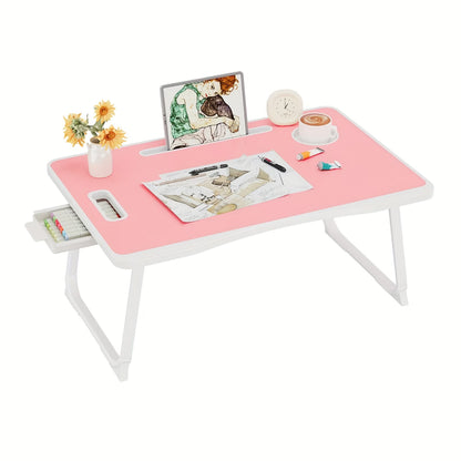 Extra Large Folding Laptop Desk with USB Charging Port