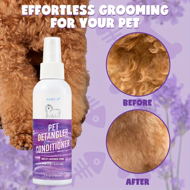Dog Detangler Spray Included Leave-In Conditioner For Dogs