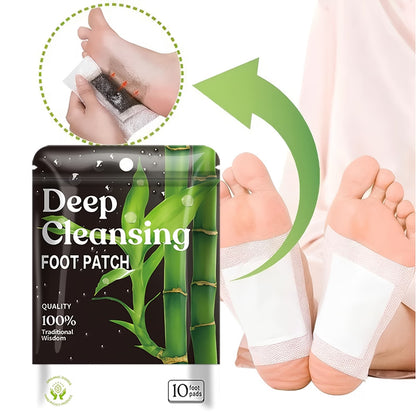 Deep Cleansing Foot Patch 30 Pcs Natural Bamboo Vinegar Ginger Powder Foot Pads