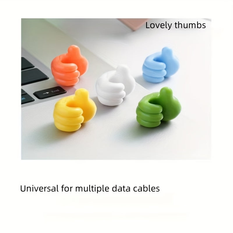 Self-Adhesive Thumb Hooks 20 Pcs Creative and Multifunctional Wall Hooks