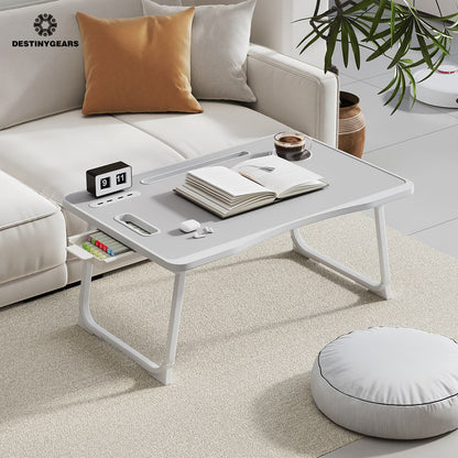 Extra Large Folding Laptop Desk with USB Charging Port