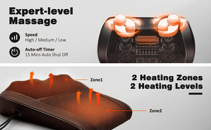 Neck Massager Acupressure Heating Massager For Shoulder Leg and Back