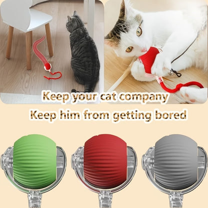 Fully Intelligent 360° Rolling Pet Ball USB Rechargeable with LED Light