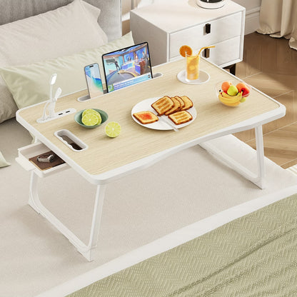 Extra Large Folding Laptop Desk with USB Charging Port