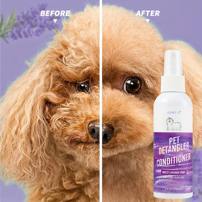 Dog Detangler Spray Included Leave-In Conditioner For Dogs