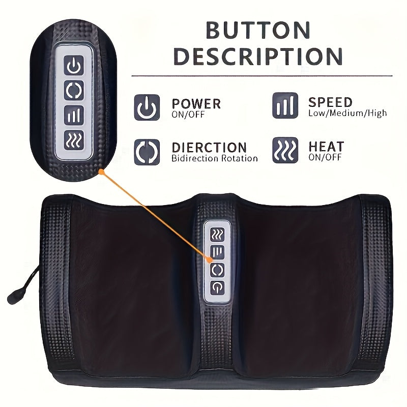 Foot Massager With Heat Function Suitable For Legs Feet And Arms Providing Deep Kneading And Compression