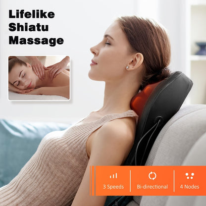 Neck Massager Acupressure Heating Massager For Shoulder Leg and Back