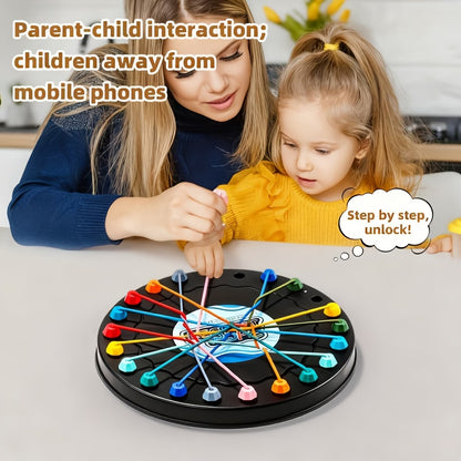 Kids Brain Boosting Tabletop Twisted Rope Unwinding Challenge Game