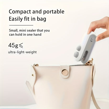 Portable USB-C Bag Sealer 1 Pc with Magnetic Closure