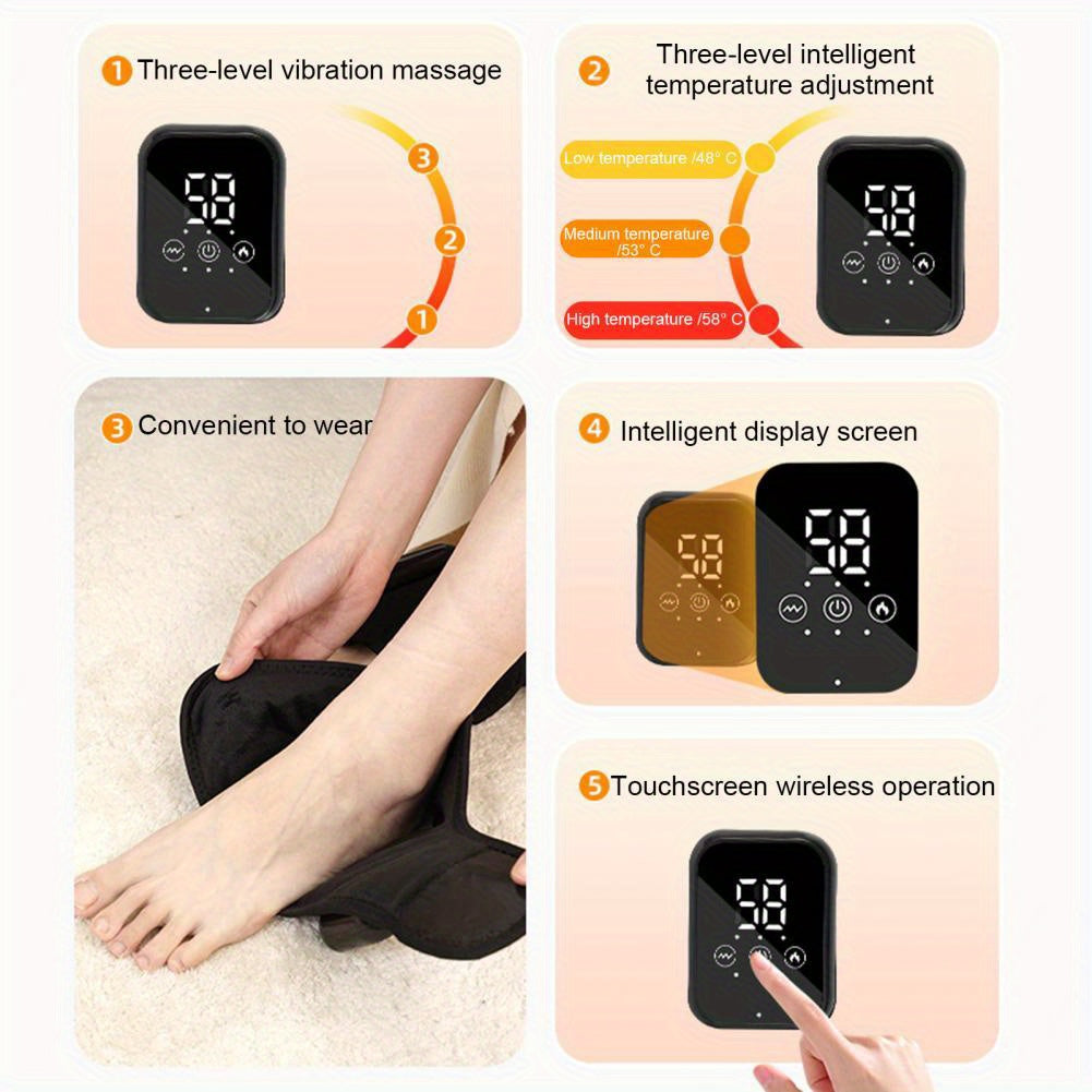 Electric Foot and Ankle Massager 3 Vibration Modes 2 Pcs