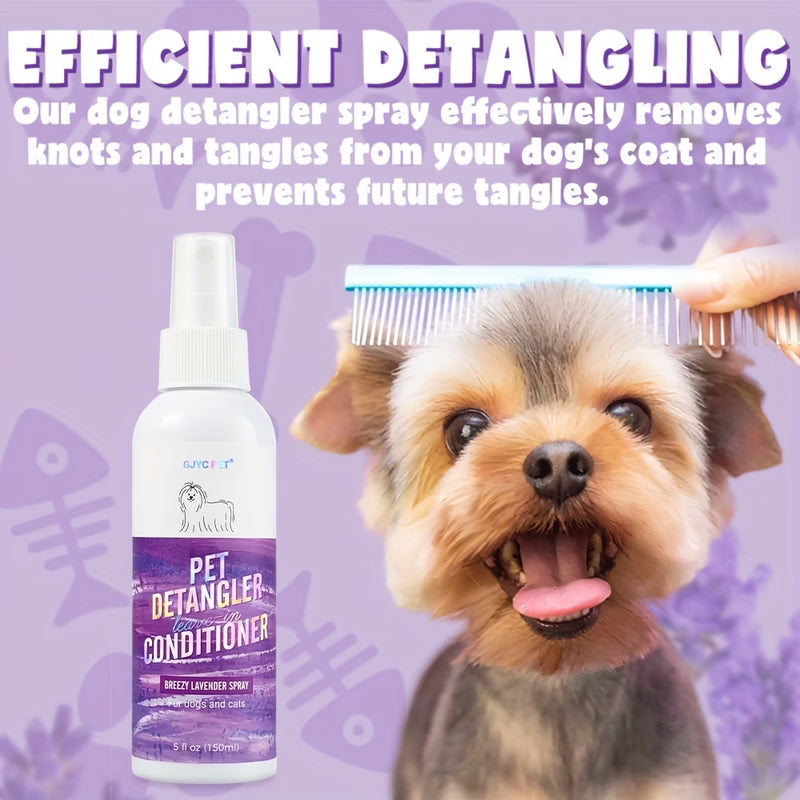 Dog Detangler Spray Included Leave-In Conditioner For Dogs