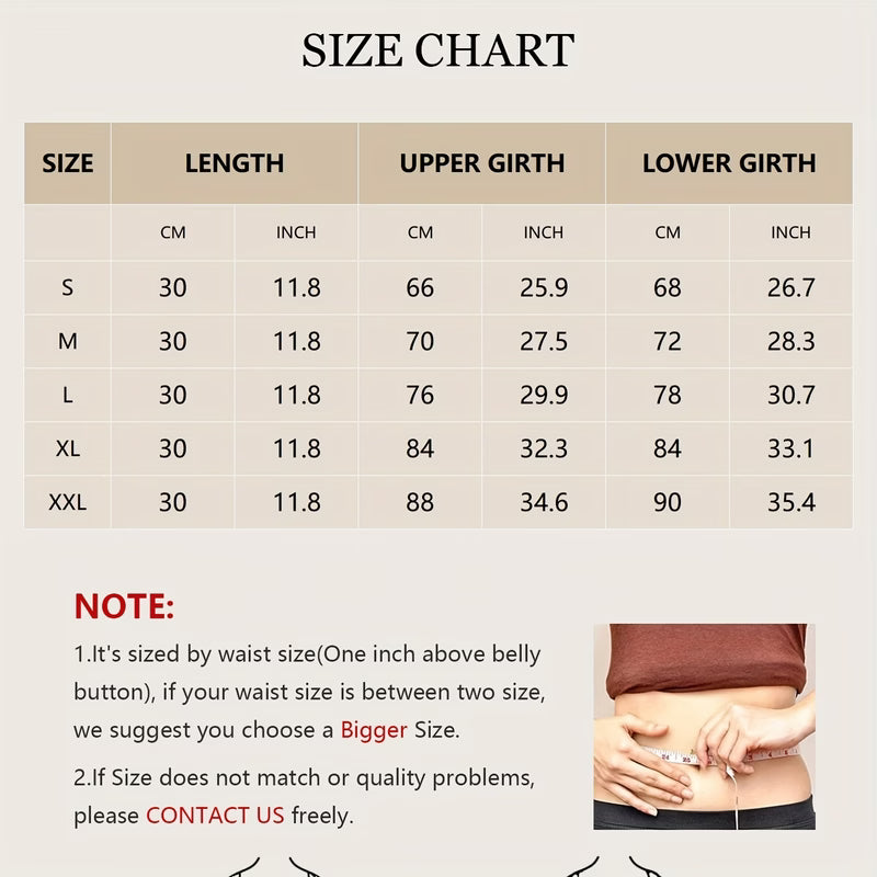 Women's Latex like Sauna Suit and Waist Trainer Slimming Tummy Control Under Bust Belt