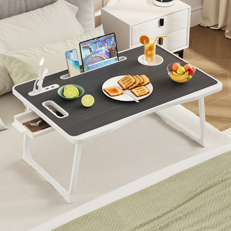 Extra Large Folding Laptop Desk with USB Charging Port