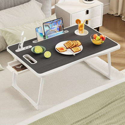 Extra Large Folding Laptop Desk with USB Charging Port