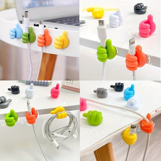 Self-Adhesive Thumb Hooks 20 Pcs Creative and Multifunctional Wall Hooks