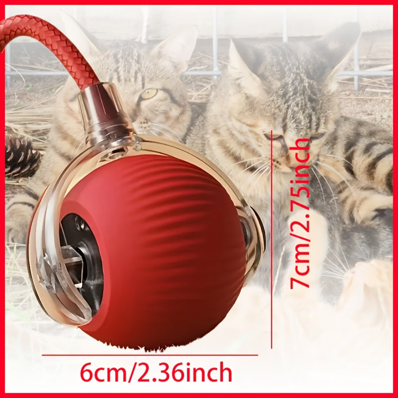 Fully Intelligent 360° Rolling Pet Ball USB Rechargeable with LED Light