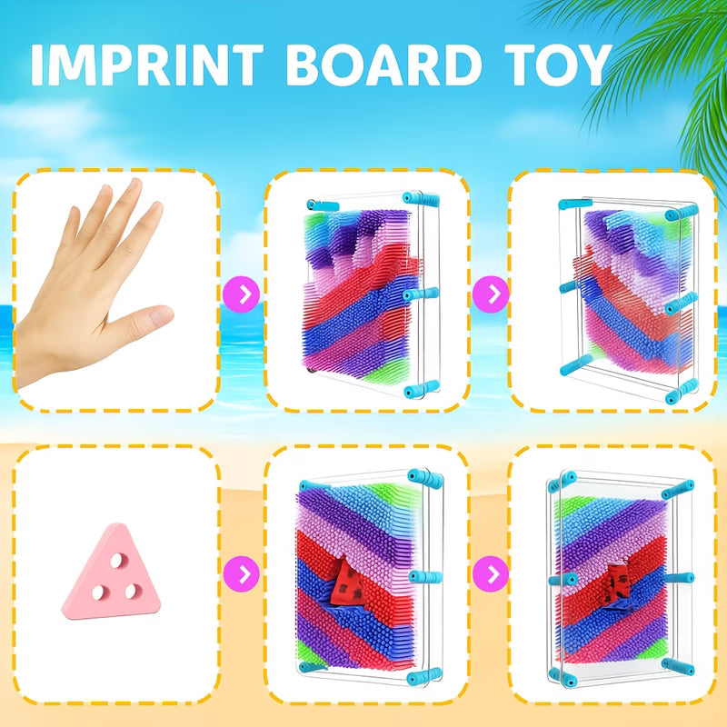 Colorful 3D Transforming Needle Painting Mold for Multi Purpose