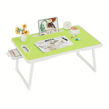 Extra Large Folding Laptop Desk with USB Charging Port