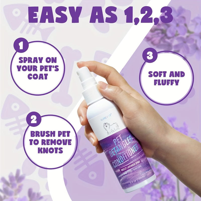 Dog Detangler Spray Included Leave-In Conditioner For Dogs