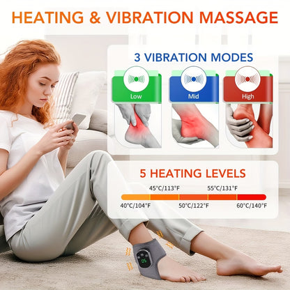 Electric Foot and Ankle Massager 3 Vibration Modes 2 Pcs