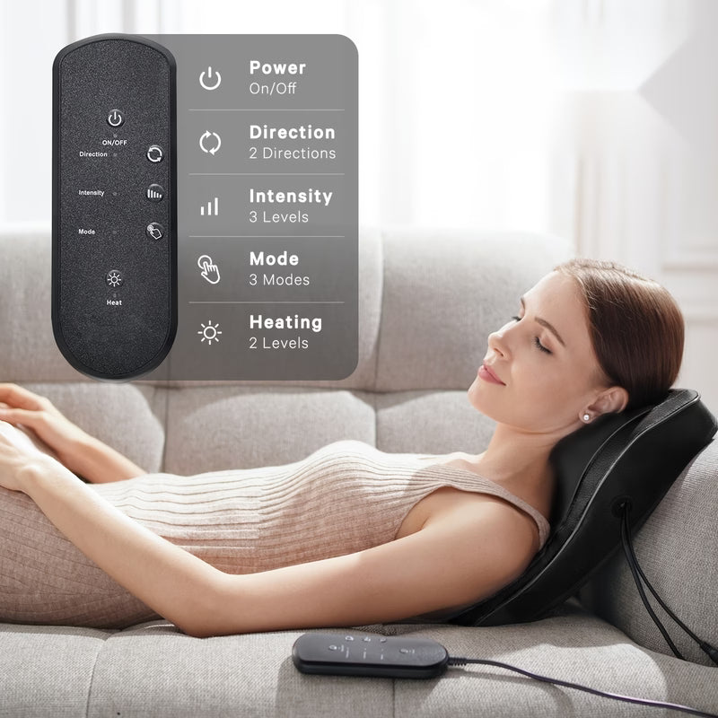 Neck Massager Acupressure Heating Massager For Shoulder Leg and Back