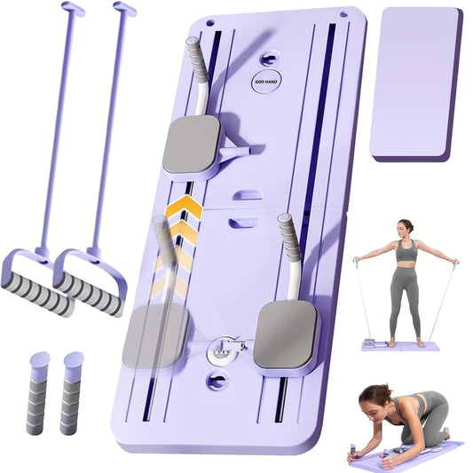 5 in 1 Pilates Board Portable Pilates Reformer Machine for Daily Gym in Home
