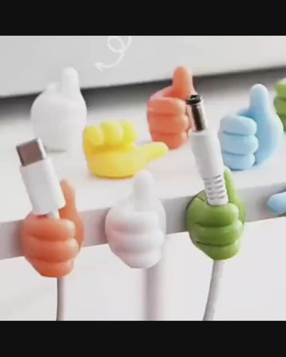 Self-Adhesive Thumb Hooks 20 Pcs Creative and Multifunctional Wall Hooks