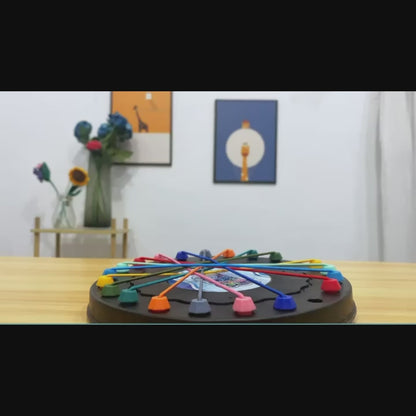 Kids Brain Boosting Tabletop Twisted Rope Unwinding Challenge Game